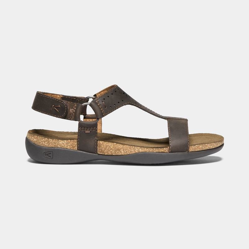 Sandalias Keen Mujer Colombia - Keen Kaci Ana T-strap Chocolate (SLXGF6759)
